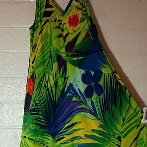 Jams World Jungle Palm Pattern Sundress